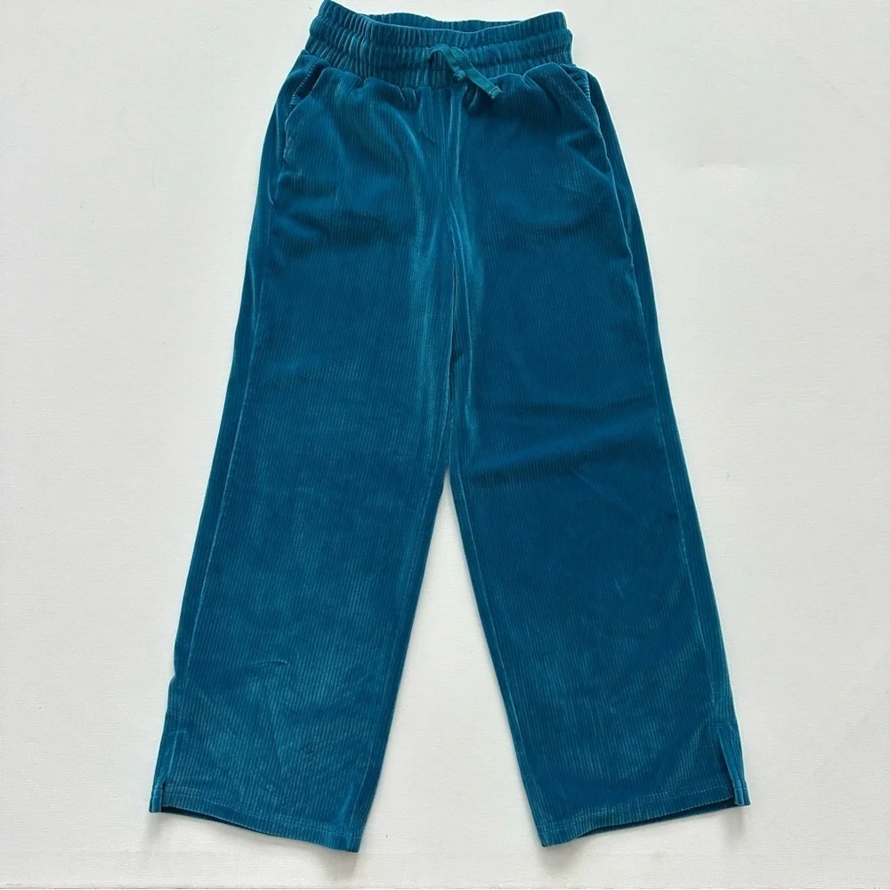 90 Degree By Reflex Turquoise Velour Set Size XS